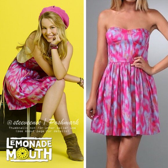 Rebecca Taylor Aurora Strapless Corset Dress ASO Lemonade Mouth - Picture 1 of 8